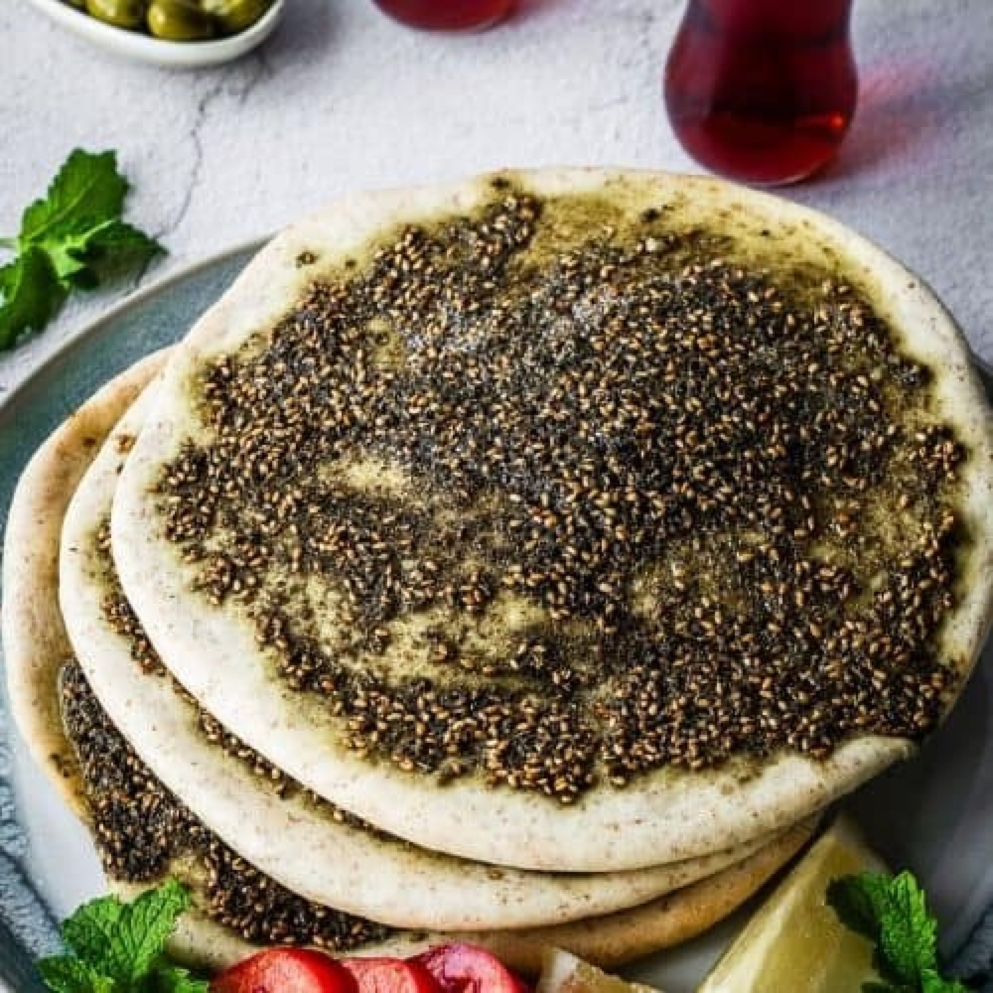 Manakish Akkawi Zaatar