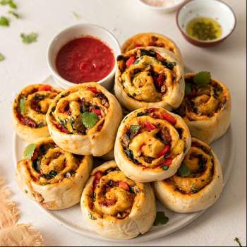 Large Plate Pizza Roll