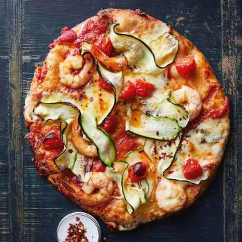 Large Prawns Pizza